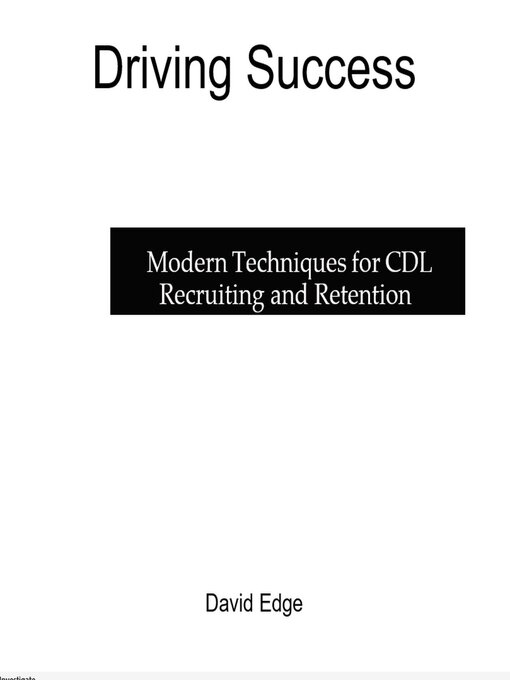 Title details for Driving Success by David Edge - Available